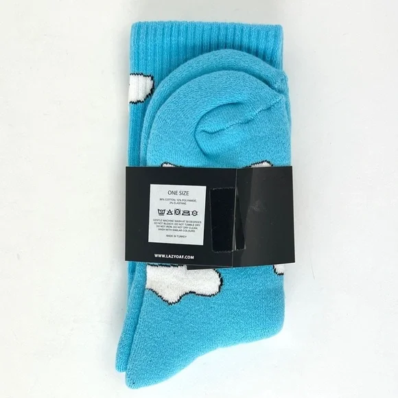 Lazy Oaf On Cloud Nine Socks - NWT sz One Size - Picture 5 of 6